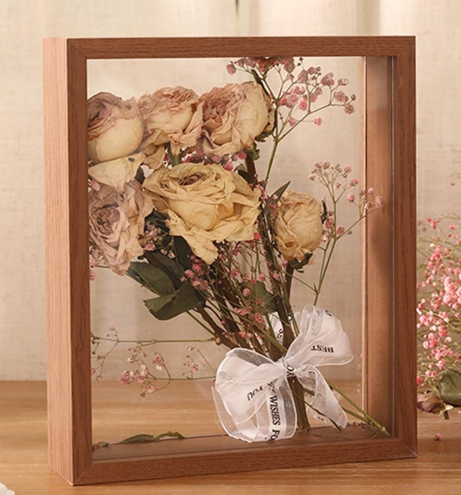 Amazon.com - Stfery 6x8 Photo Frame Wooden Acrylic Picture Frames